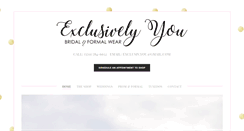 Desktop Screenshot of exyoubridal.com